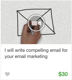 Email marketing Gig Service on Fiverr