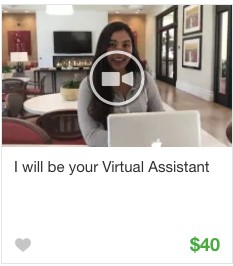 Virtual assistant Gig Service on Fiverr