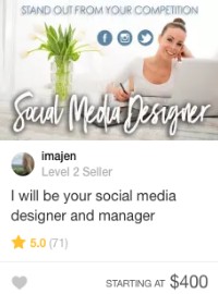 social media fiverr gig