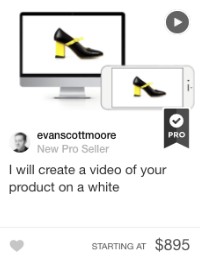 product video gig fiverr