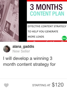 content strategy gig