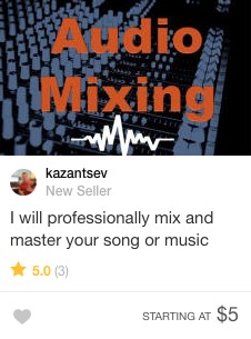 Music Mix And Master Fiverr Gig