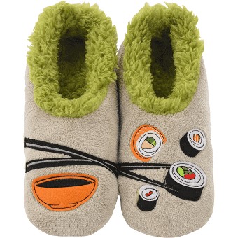 Snoozies Pairables Womens Slippers - House Slippers - Sushi