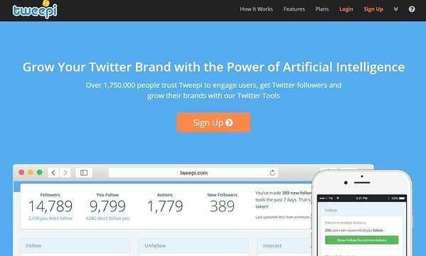 Grow your Twitter brand with Tweepi AI