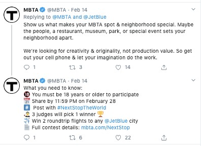 MBTA Valentine's Day Tweet fail