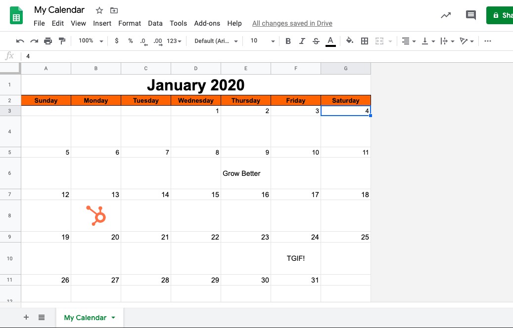 How to (Easily) Make Perfect Content Calendars in Google Sheets - SITE TIPS.info