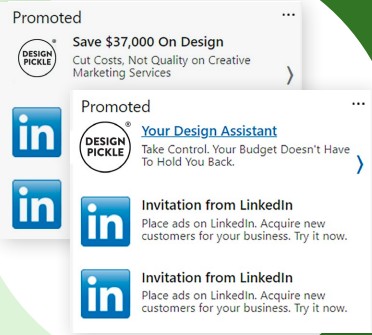 Example of LinkedIn Text Ads