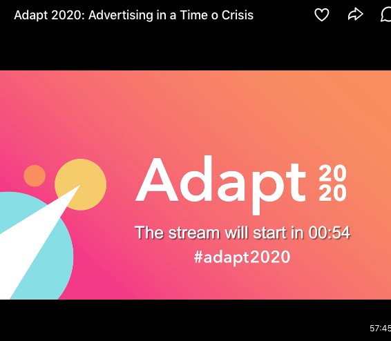 The stream for Adapt 2020's advertising discussion.