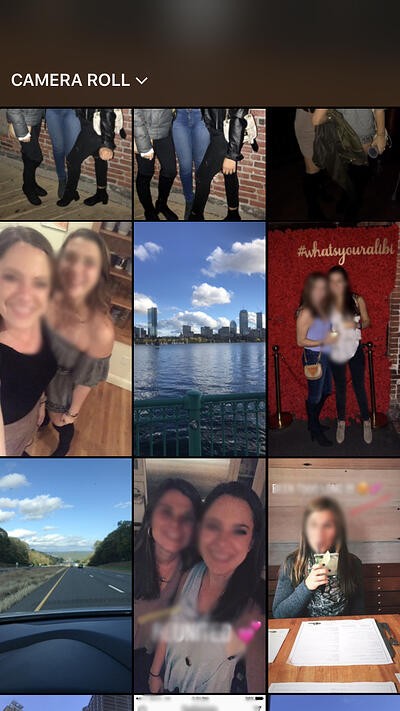 camera roll in instagram