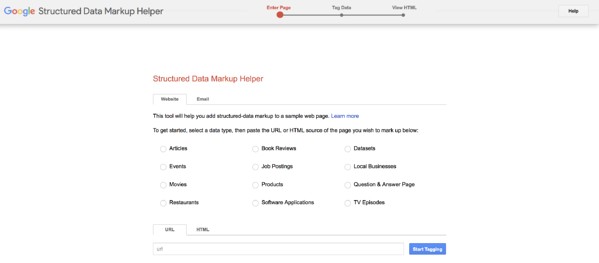 structured data google markup tool