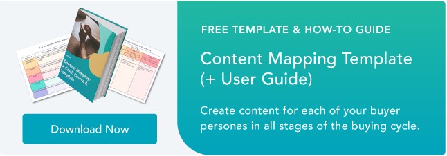 Blog - Content Mapping Template