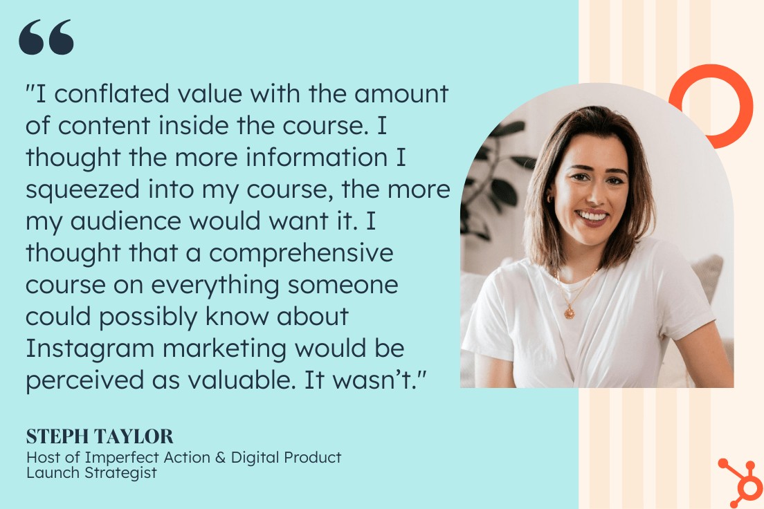 steph taylor on her digital product mistakes