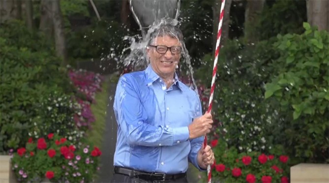 Ice bucket challenge screenshot