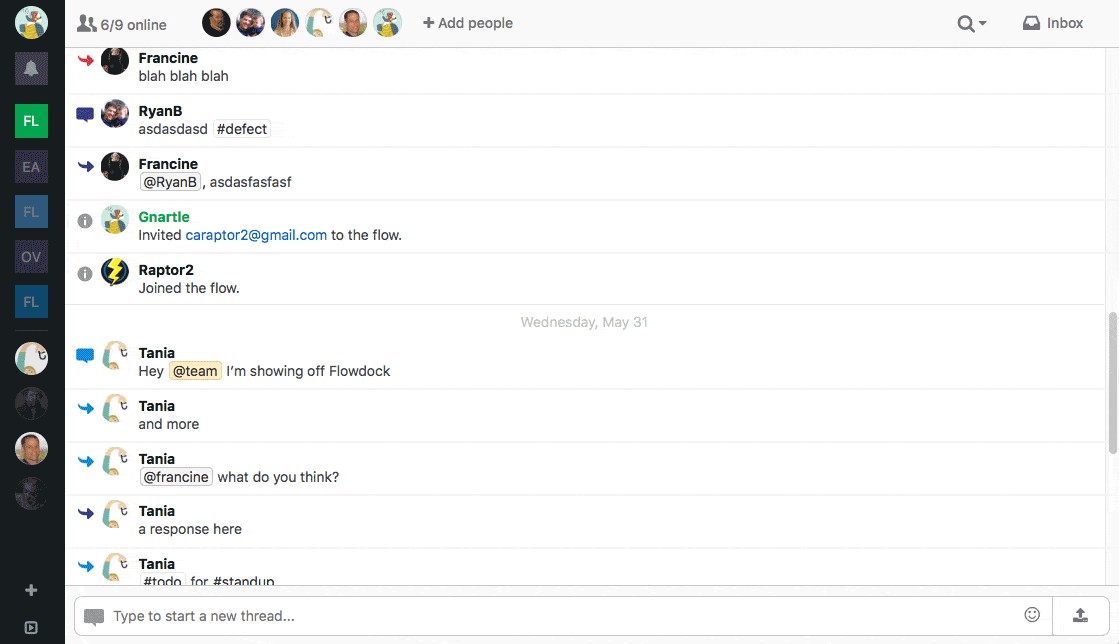 Flowdock Instant messaging app for remote and dispersed teams