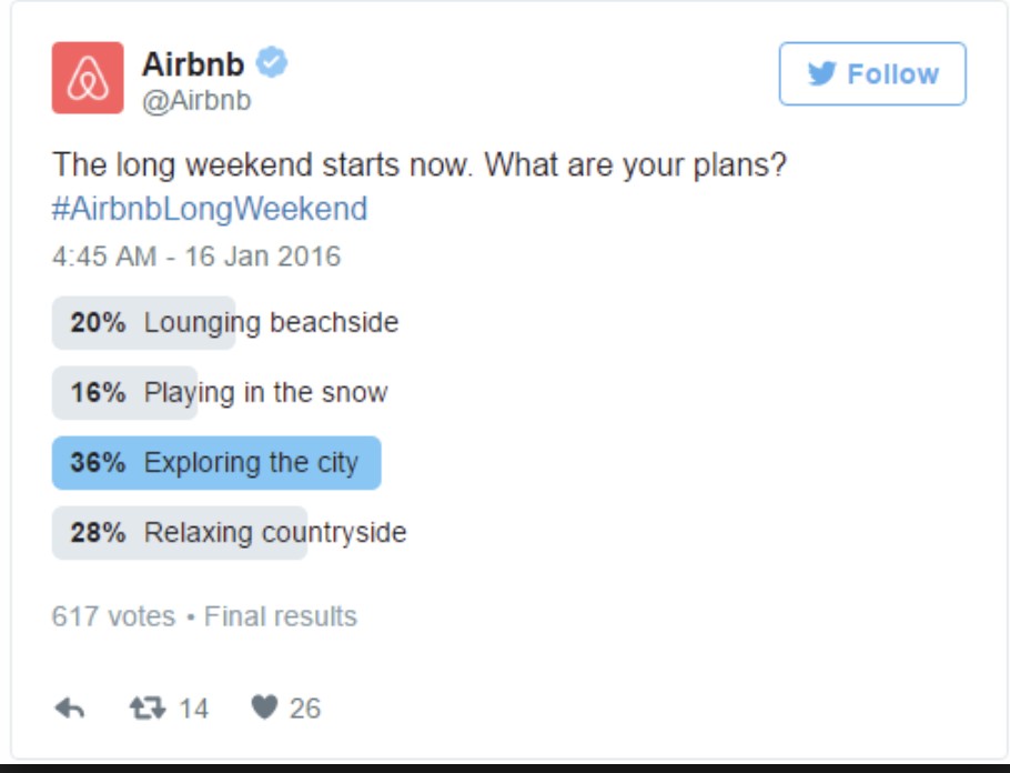 twitter poll example airbnb