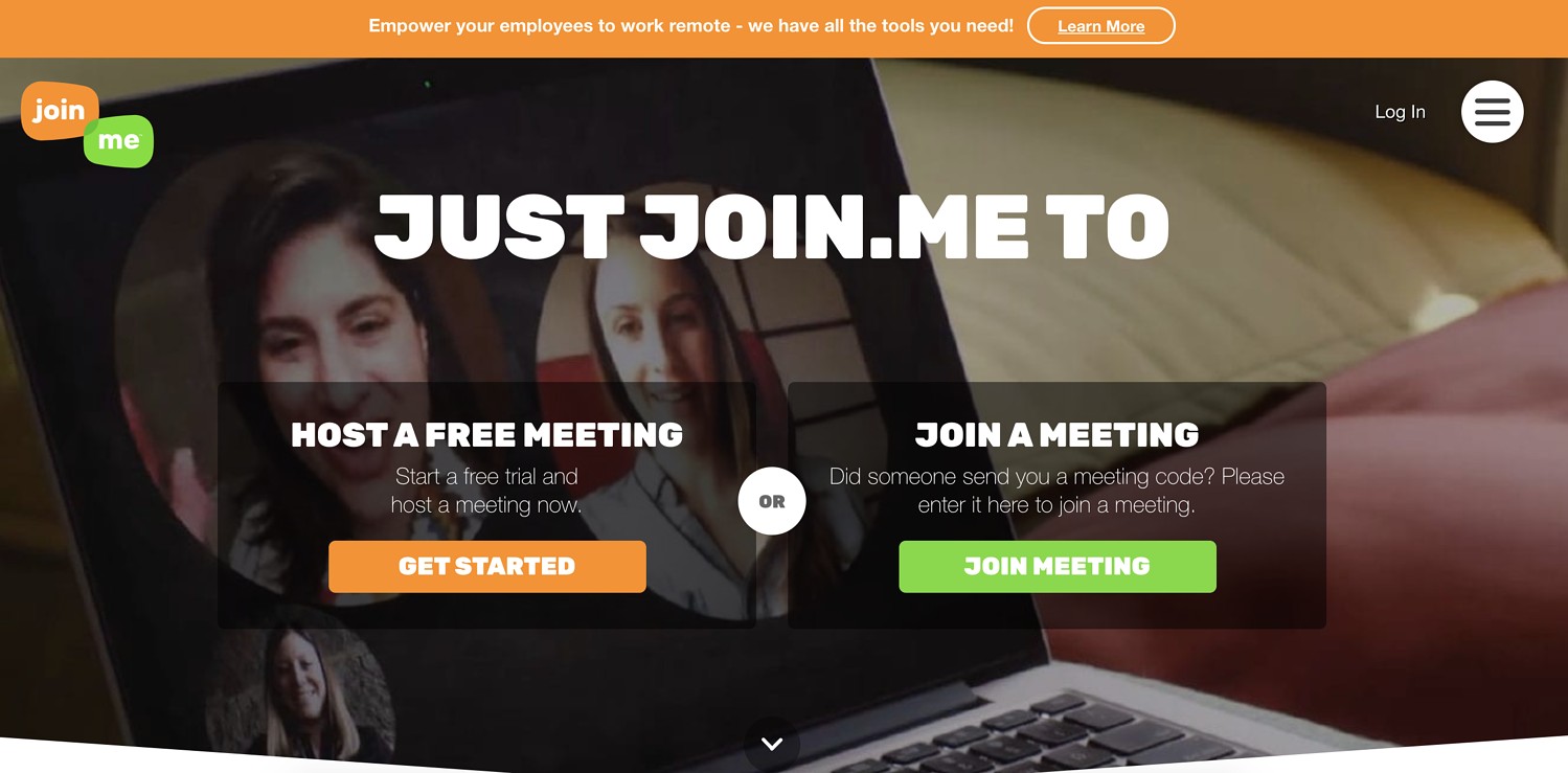 join.me remote work tool