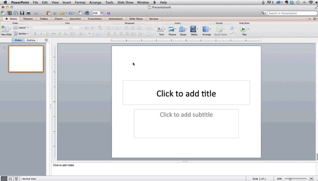 changing the master title slide in powerpoint