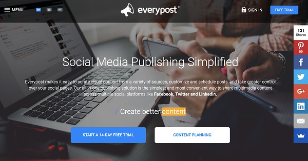everypost social media management tool for small businesses