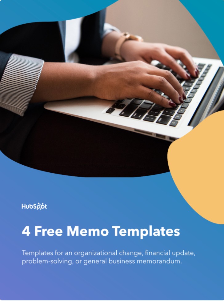 image of hubspot's memo templates