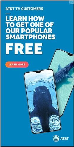 banner ad for at&t