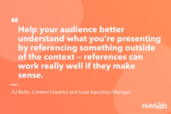 compare content to your passions interactive presentation idea