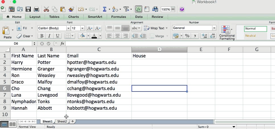 VLOOKUP formula in Excel