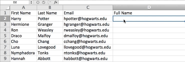 Combine columns with And in Excel