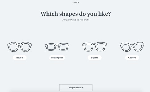 warby parker quiz