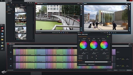 Lightworks video editor on Linux desktop