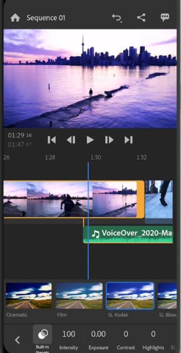 Adobe Premiere Rush video editing app for Android and iOS