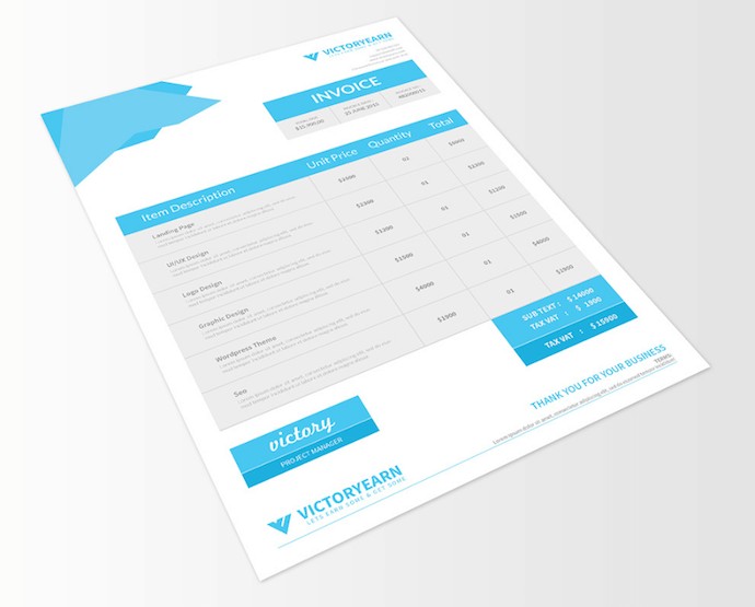 victory-invoice-template