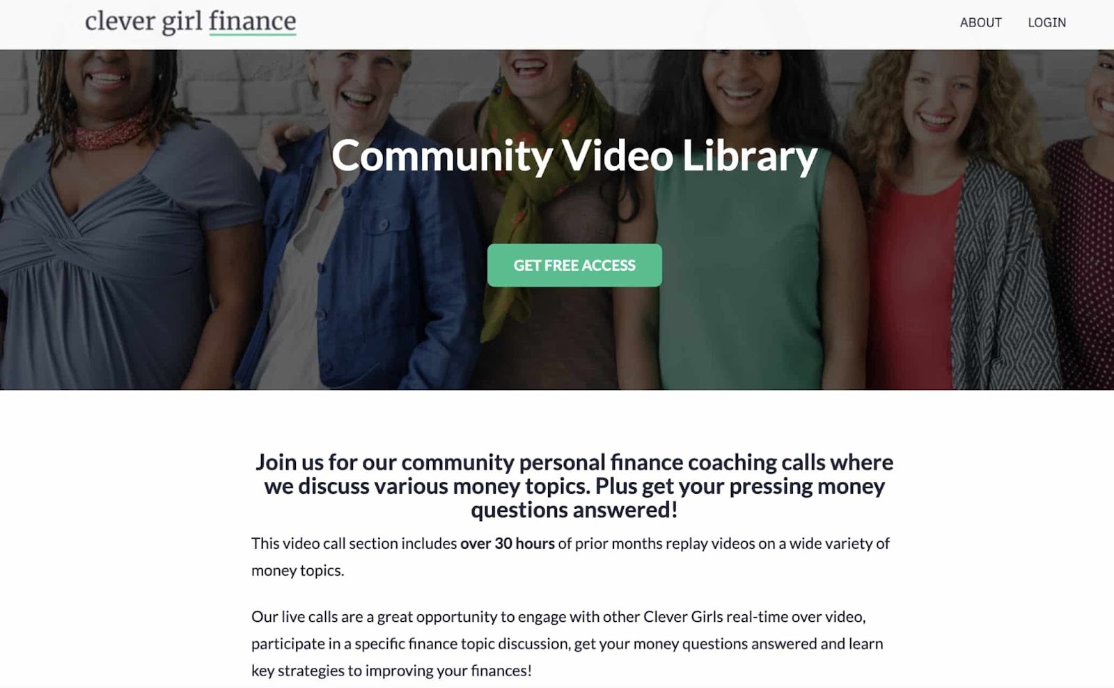 Clevel Girl Finance's resource library lead magnet