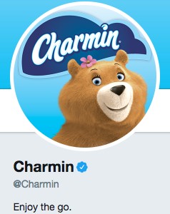 Funny Twitter bio from @Charmin
