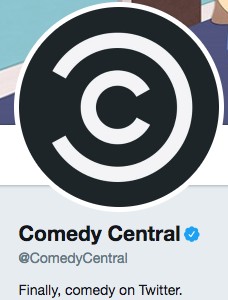 Funny twitter bio from @ComedyCentral