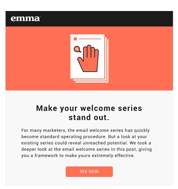 Email by Emma with a clear CTA