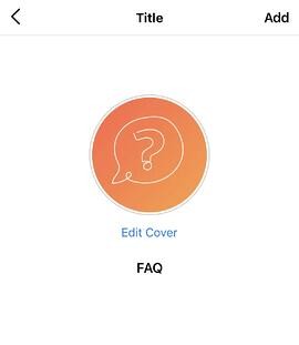 How to add instagram highlight covers step 4