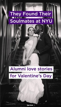 NYU Valentines Day Instagram Story