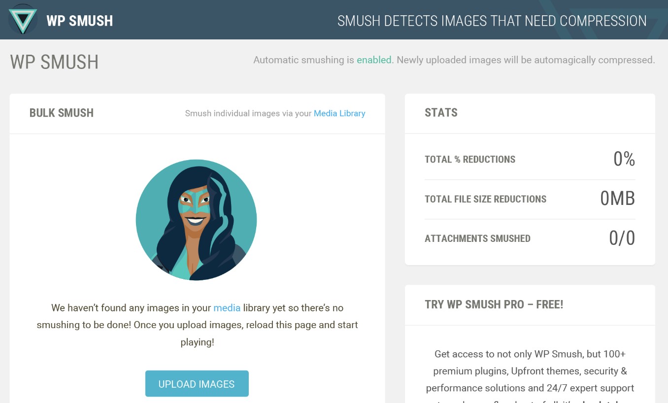 best wordpress plugins for marketers: smush