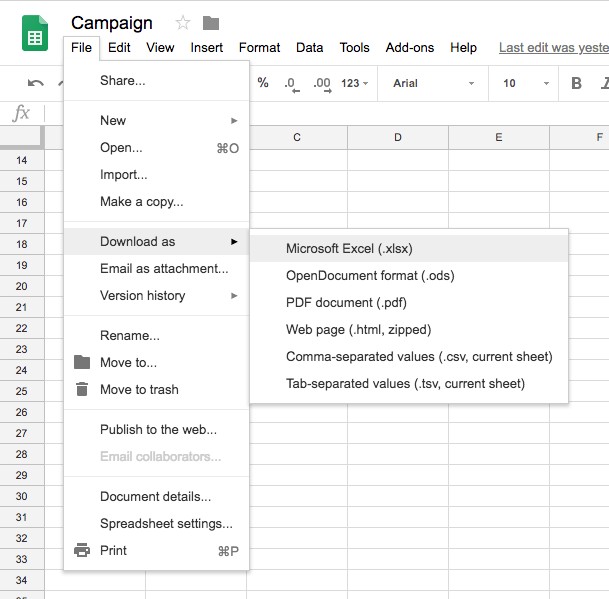 download-google-sheets