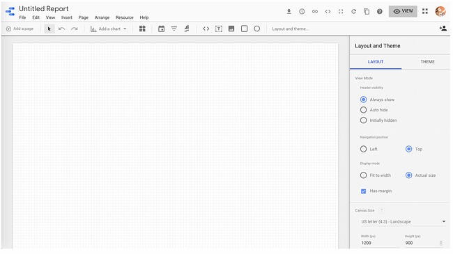 how to connect data sources to google data studio: create report