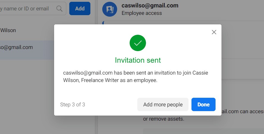 how to use facebook meta business manager: invitation confirmation