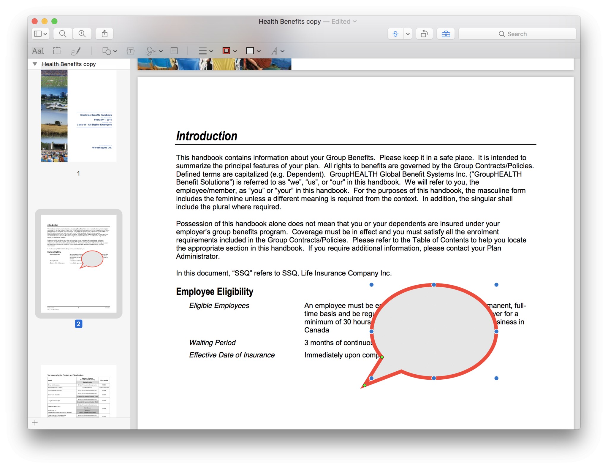 Best free pdf readers: MacOS Preview