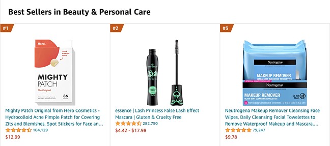 what to sell on amazon: beauty and personal care products