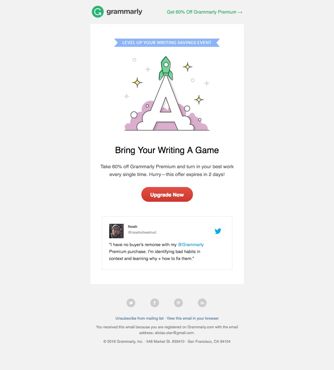 grammarly level up your writing email b2b best practices lead generation