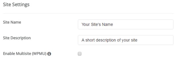 how to install wordpress, You can enter the name of your WordPress website and description under “Site Settings.”
