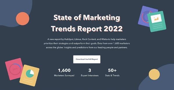 blog ideas, HubSpot’s state of marketing report