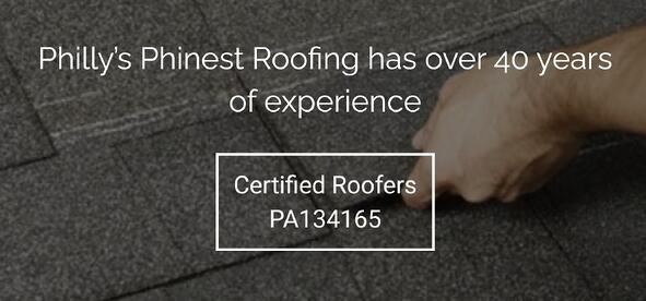 Screenshot of the product attributes of a Philadelphia roofing company.