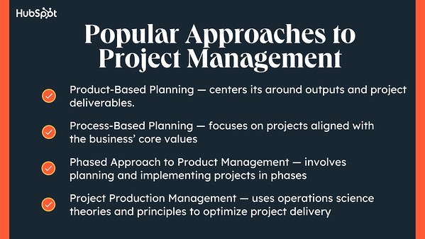 project management basics, approaches to project management.