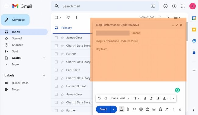 How to create a group email in Gmail example: Write email message