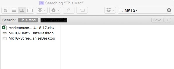 mac desktop organizing